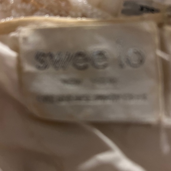 Swee Lo  Dress Sz M 100% Silk   Beading Vtg 80's - Picture 6 of 6